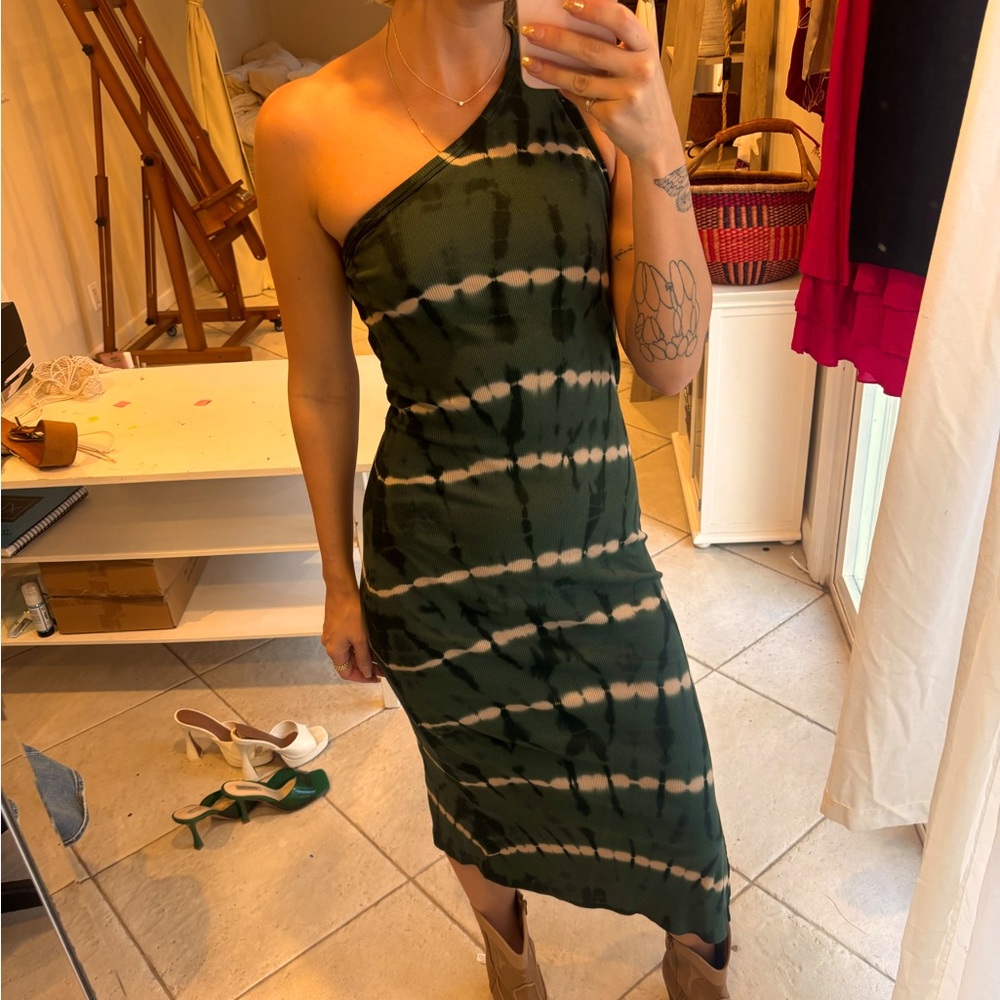 Bodycon tie dye dress